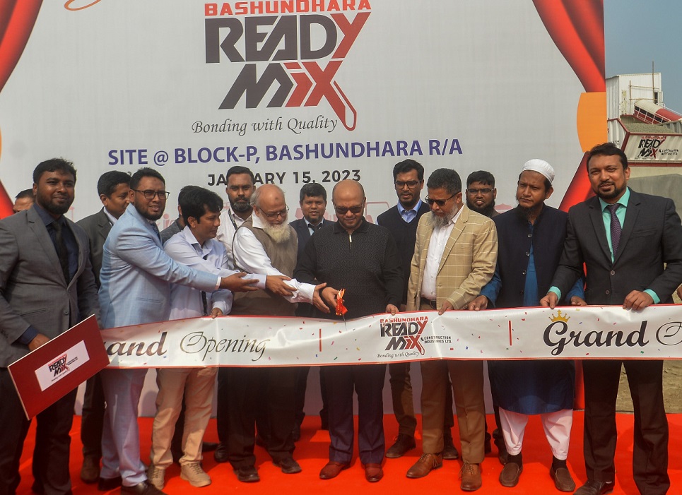 Bashundhara launches its 3rd ready mix plant to meet rising demand for quality concrete